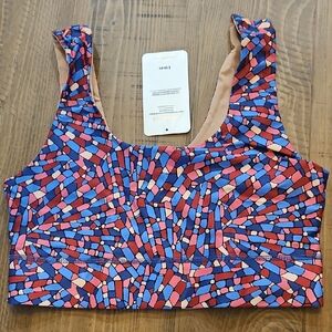 Fabletics Harlow Reversible Midi Sports Bra Large NWT